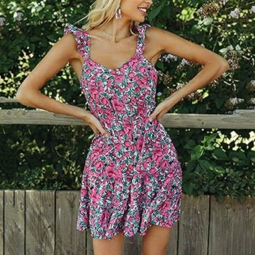 SHEIN Floral Mini Dress